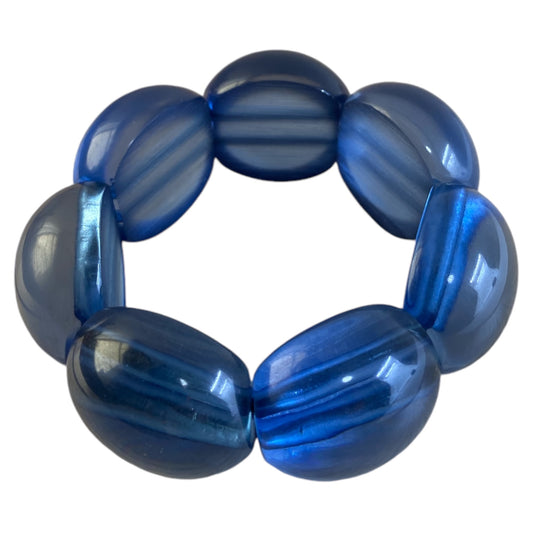 Blue Bracelet and earring set | Resin