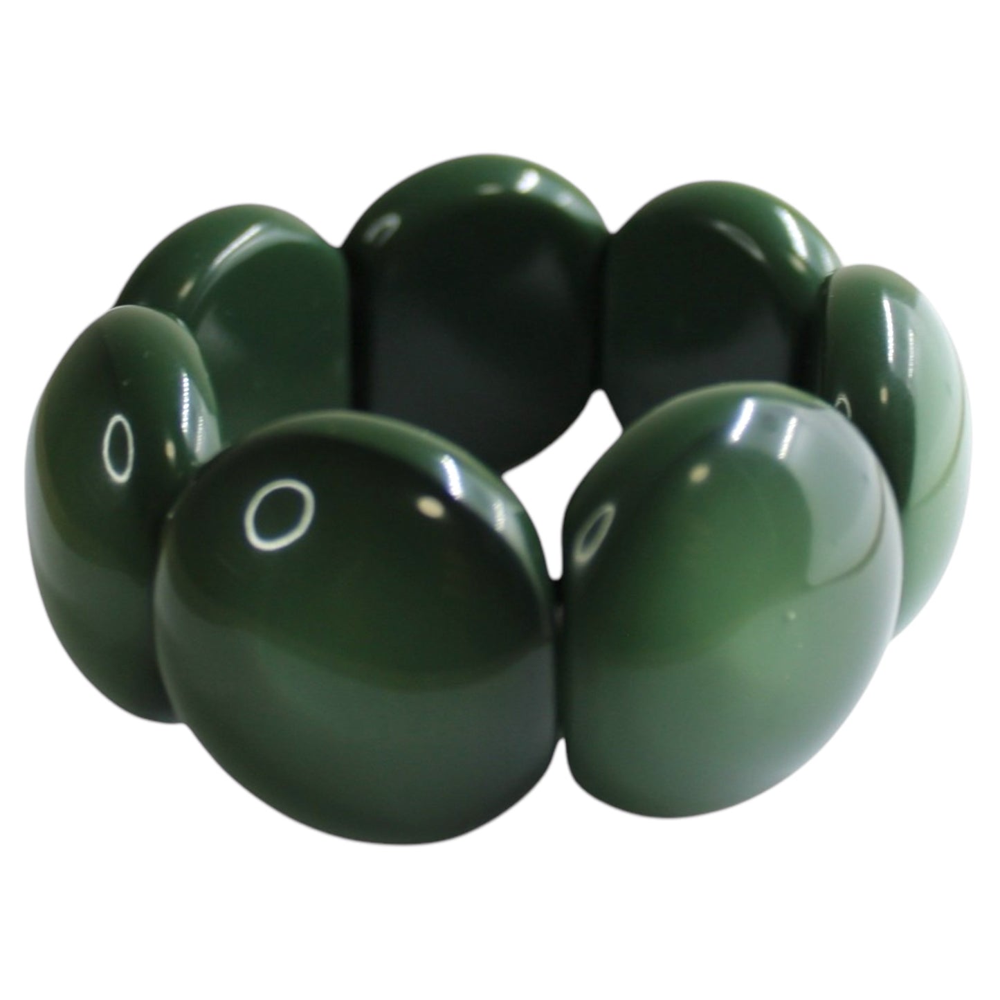 Green Florest bracelet and earrings | Resin
